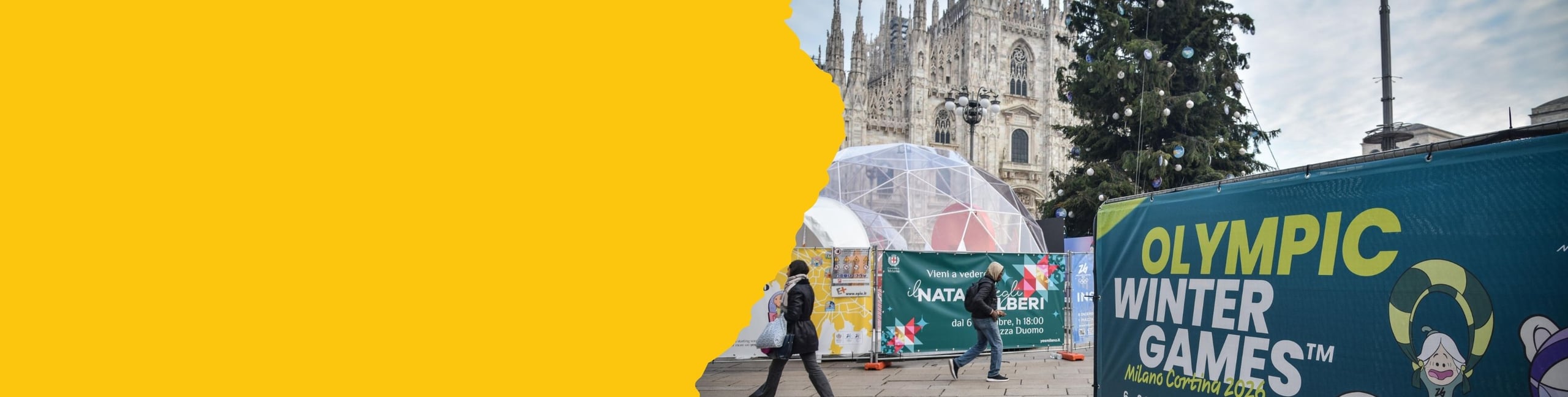Olimpiadi Milano-Cortina Banner