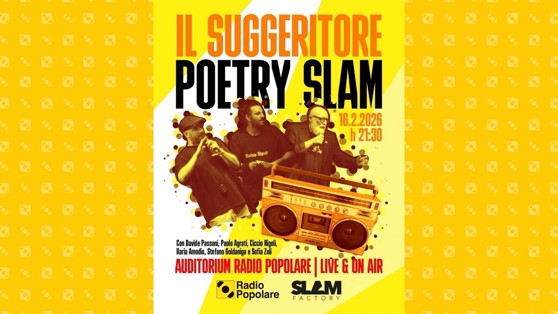 Il Suggeritore Night Live del 16 febbraio