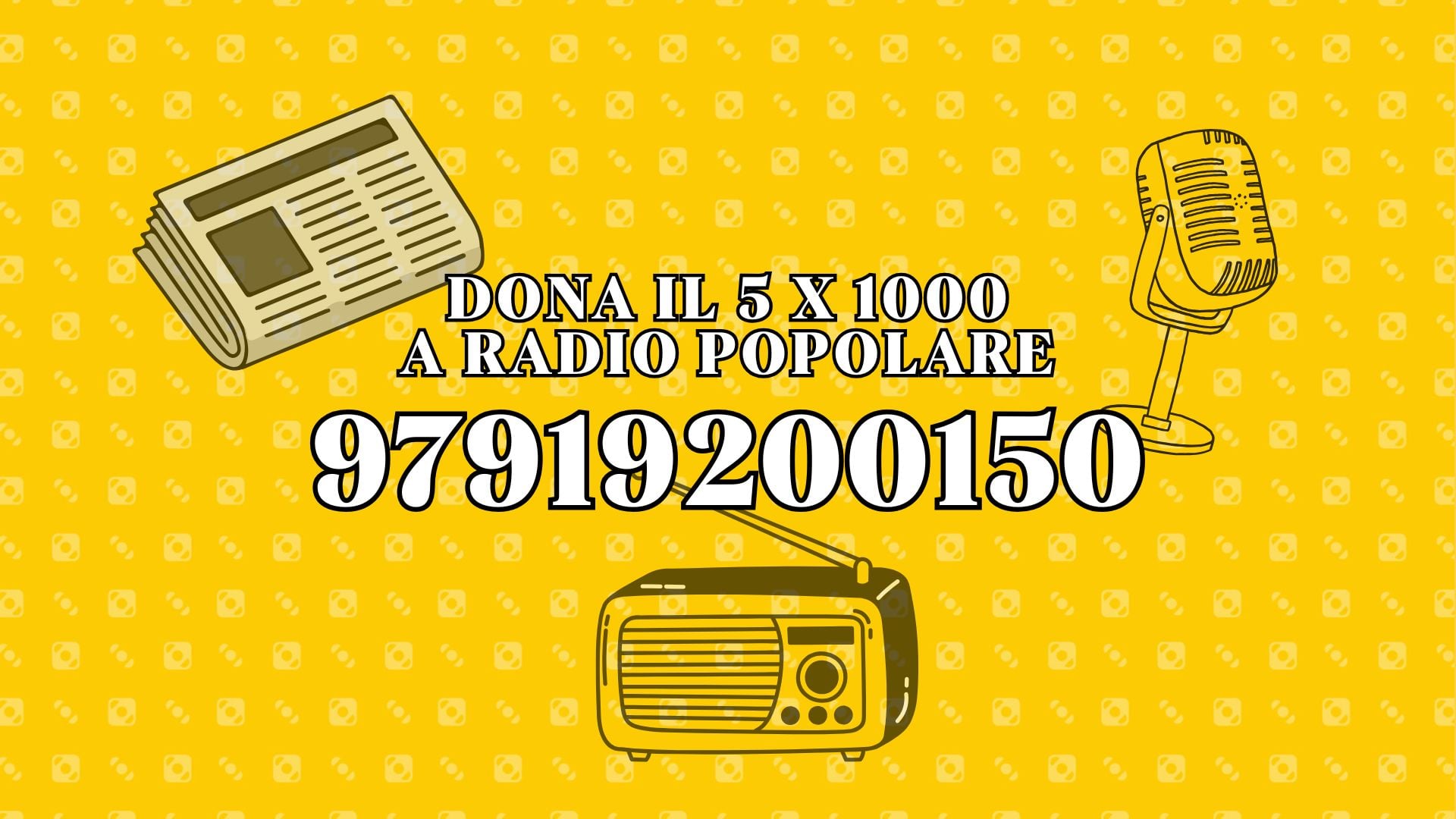 Il tuo 5x1000 per Radio Popolare 2