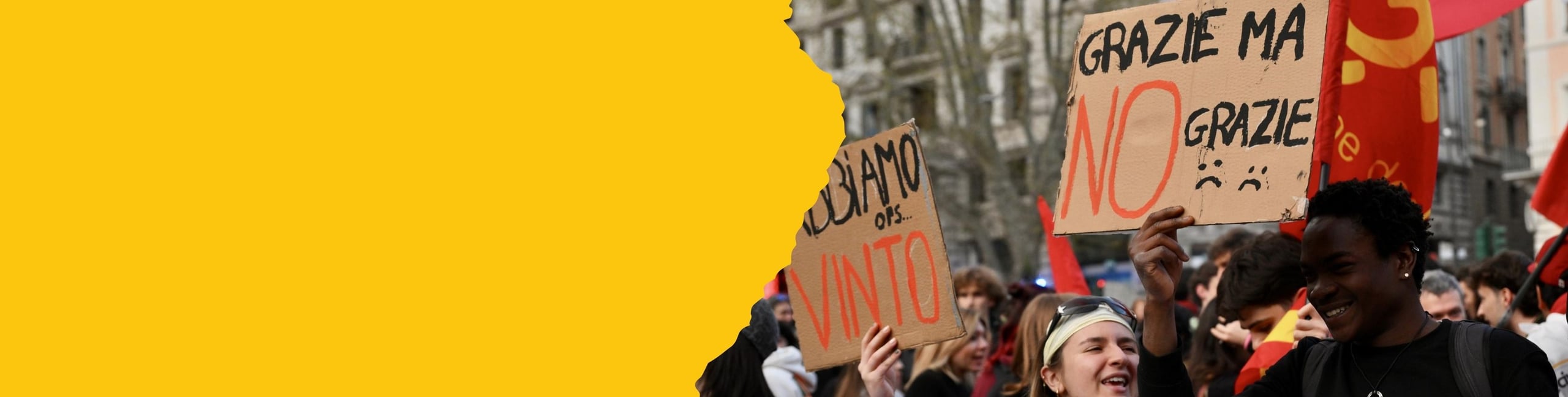 Chiamata per il campo progressista: come capitalizzare la maggioranza del NO banner