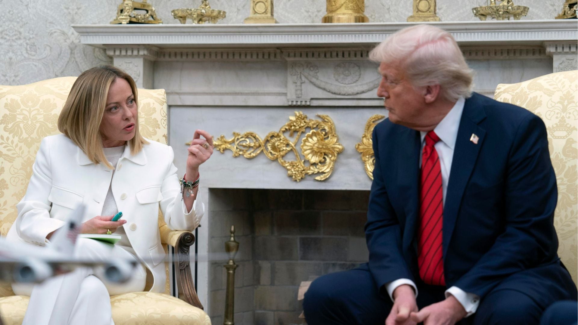 Meloni e Trump