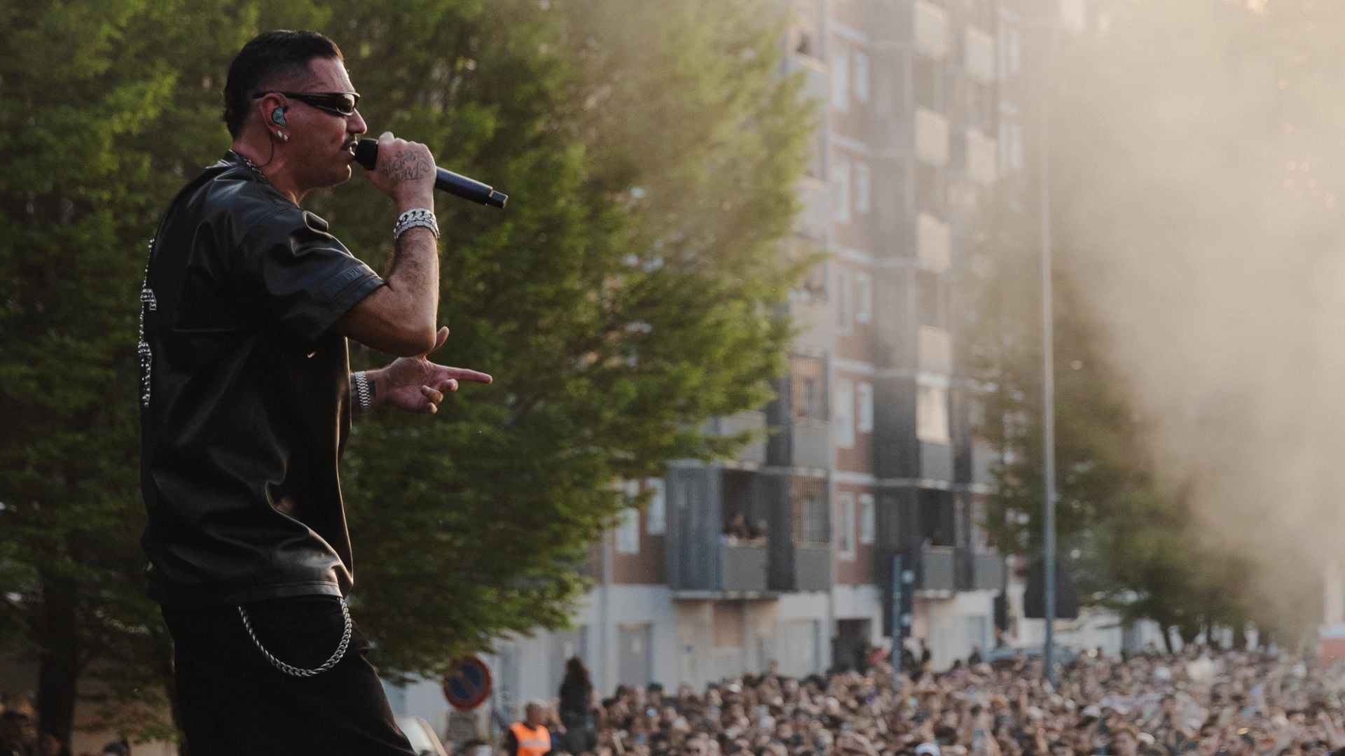 Concerto di Marracash alla Barona (MI)