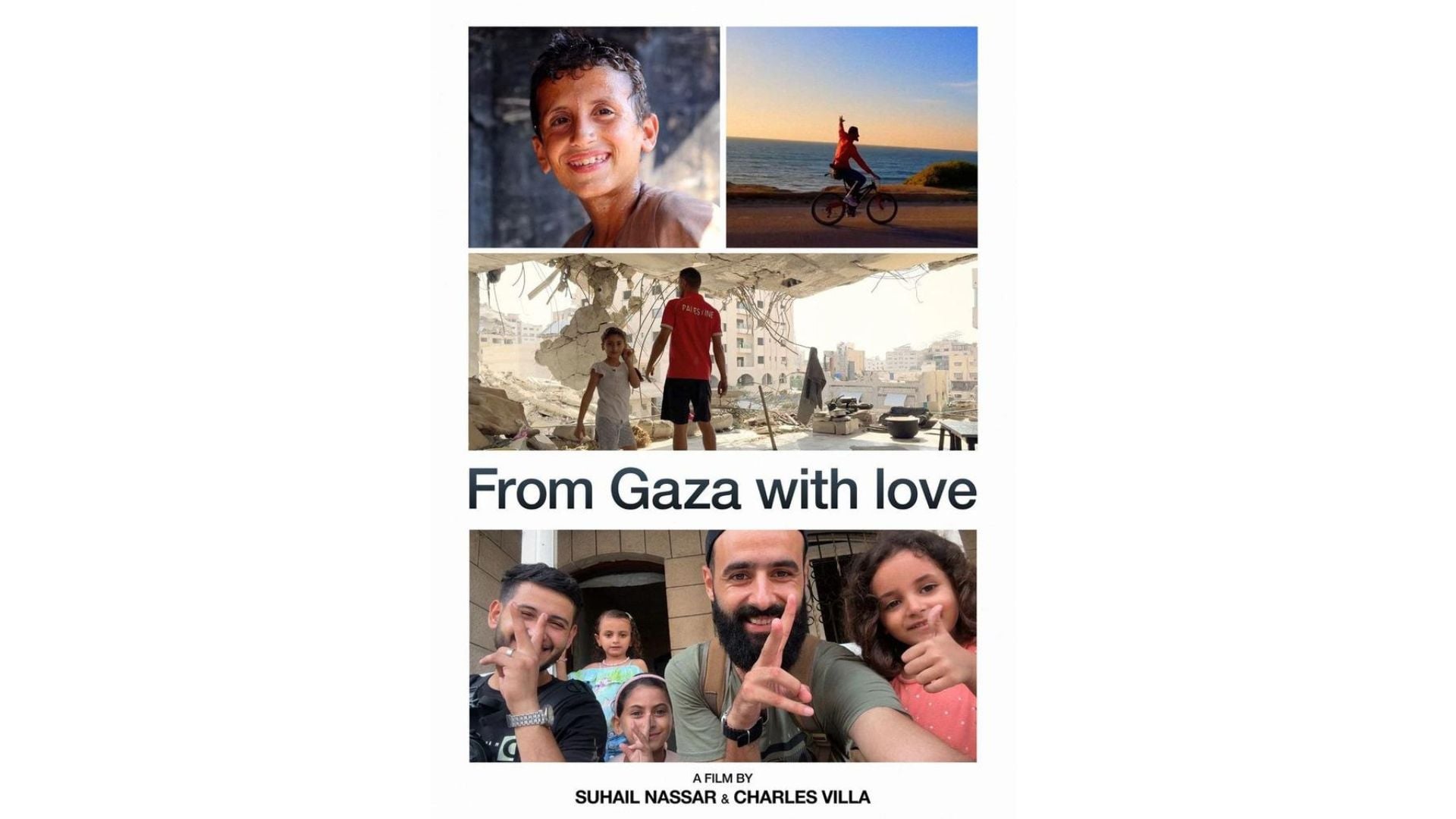 Locandina del film "From Gaza with love"