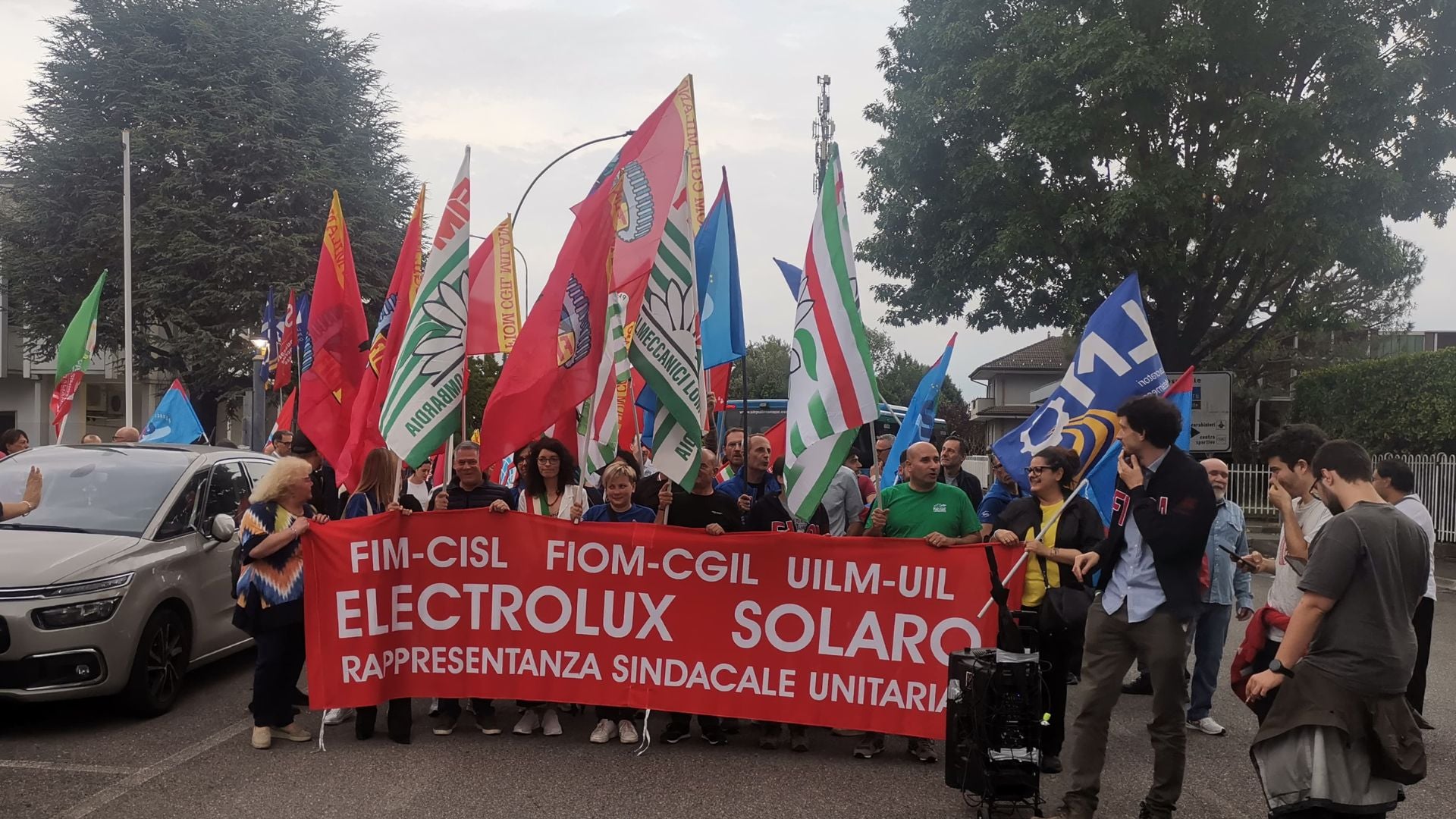 Operai della Electrolux di Solaro