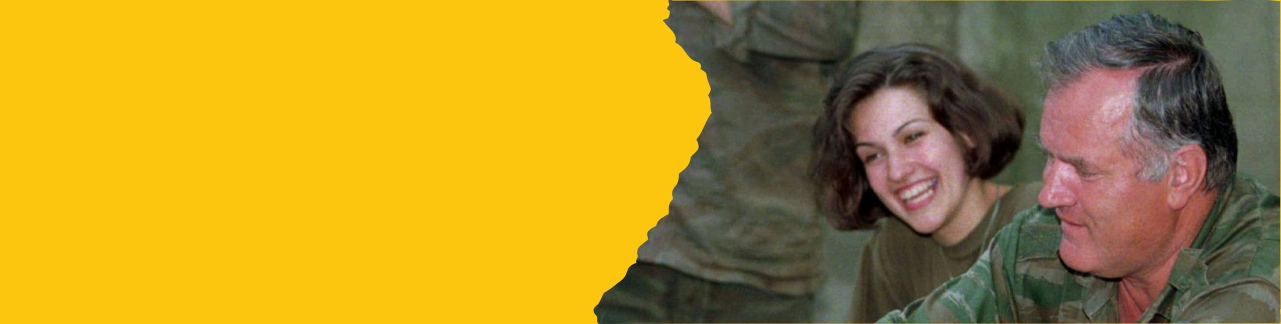 Ana Mladic e Ratko Mladic Banner