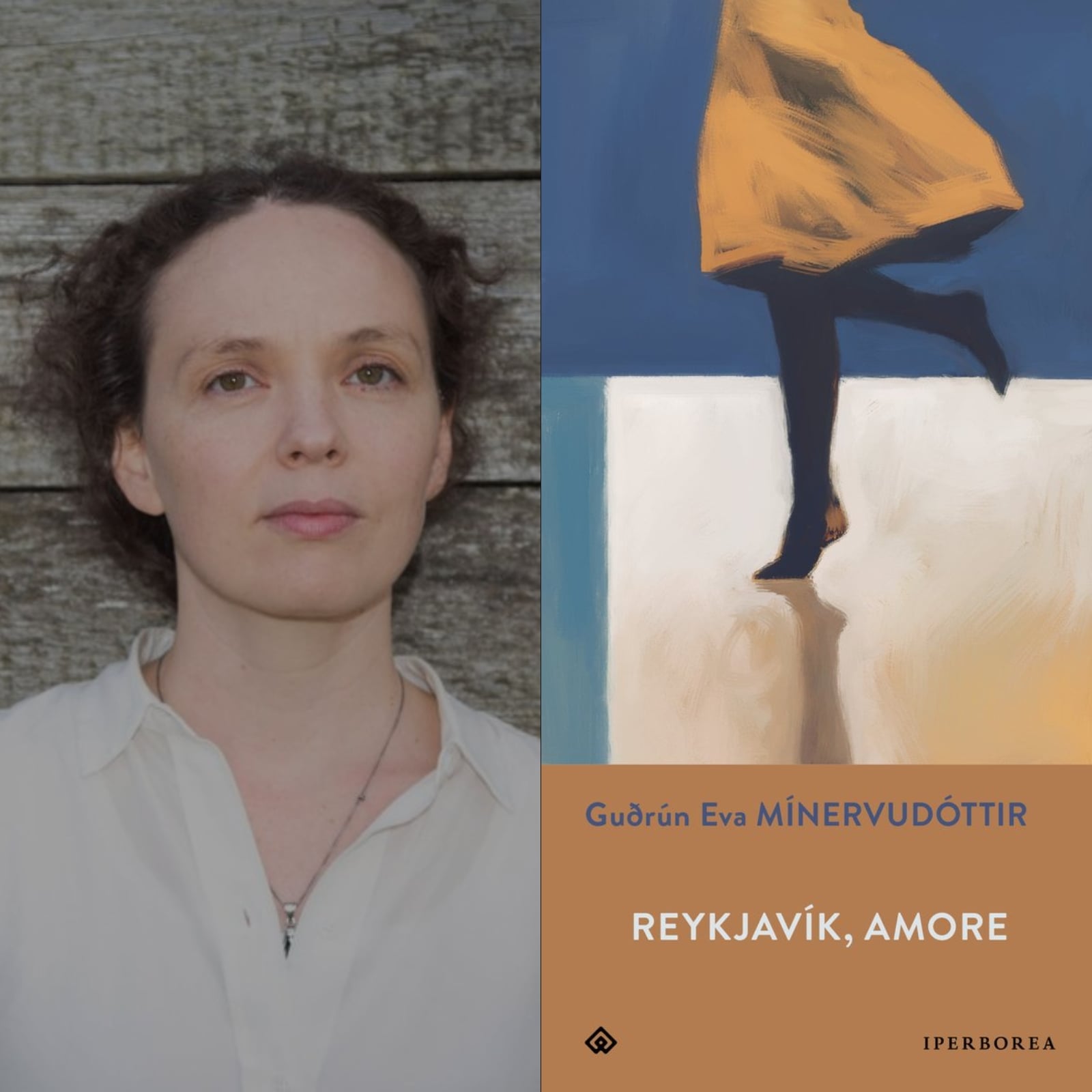 Guðrún Eva Mínervudóttir al Salone Internazionale del Libro di Torino con il libro "Reykjavík, amore"