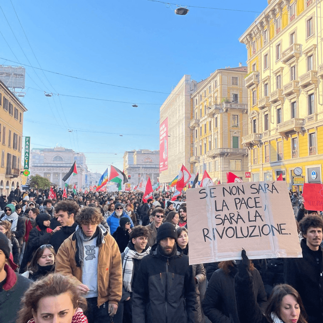 Sciopero generale dei sindacati di base: contro la manovra di guerra e per la Palestina