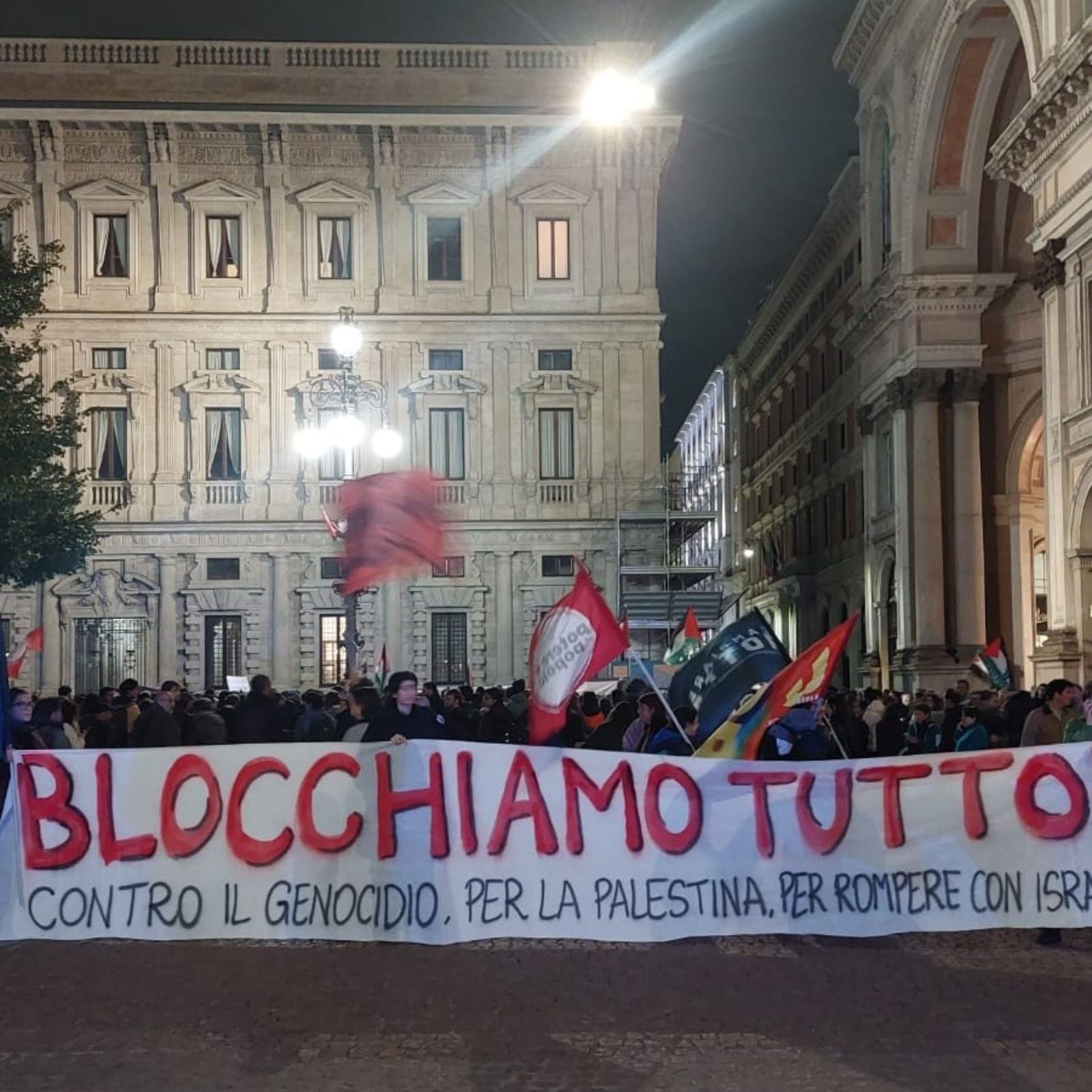 L'attacco alla Flotilla e le manifestazioni di solidarietà