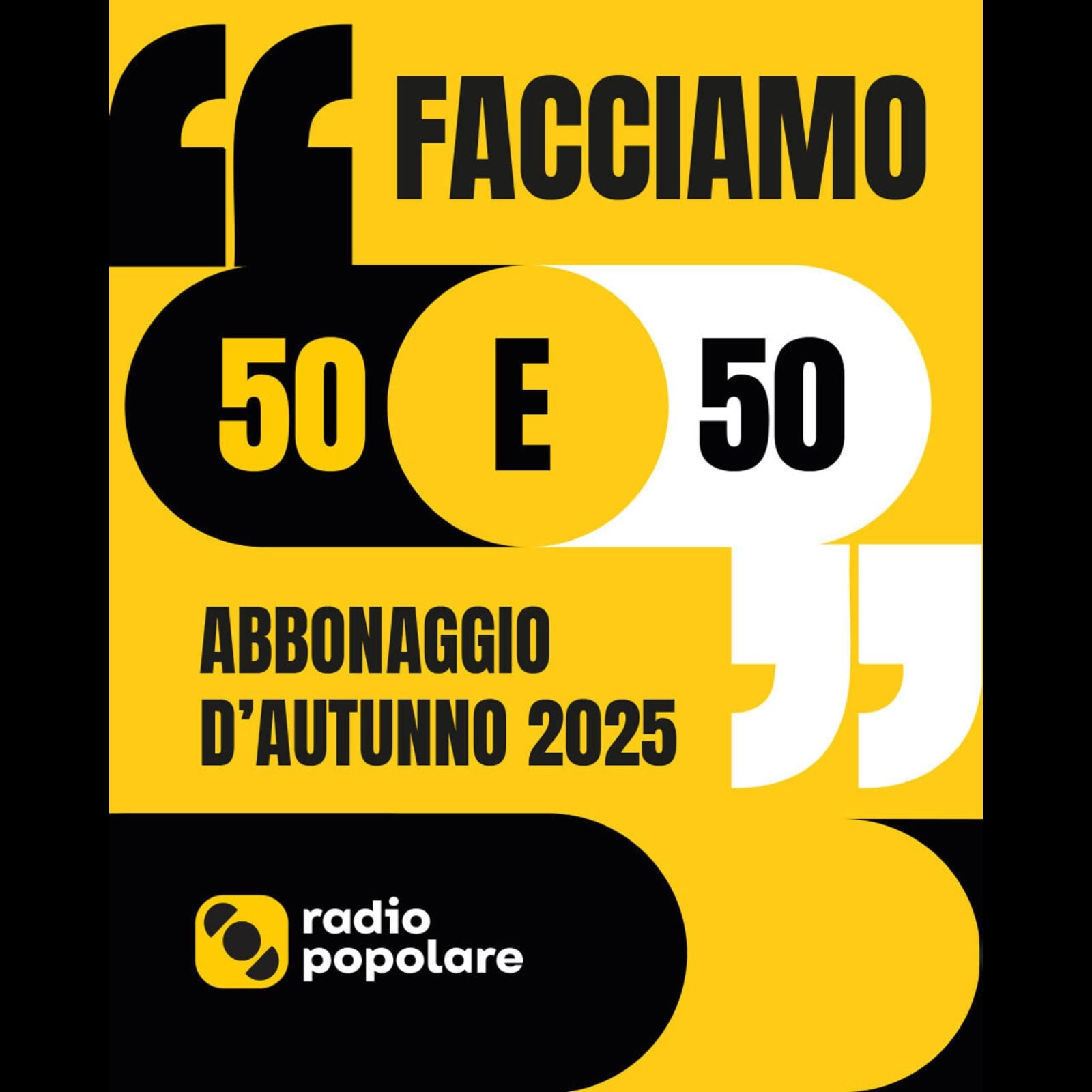 Campagna abbonamenti di domenica 19/10/2025 delle 19:01