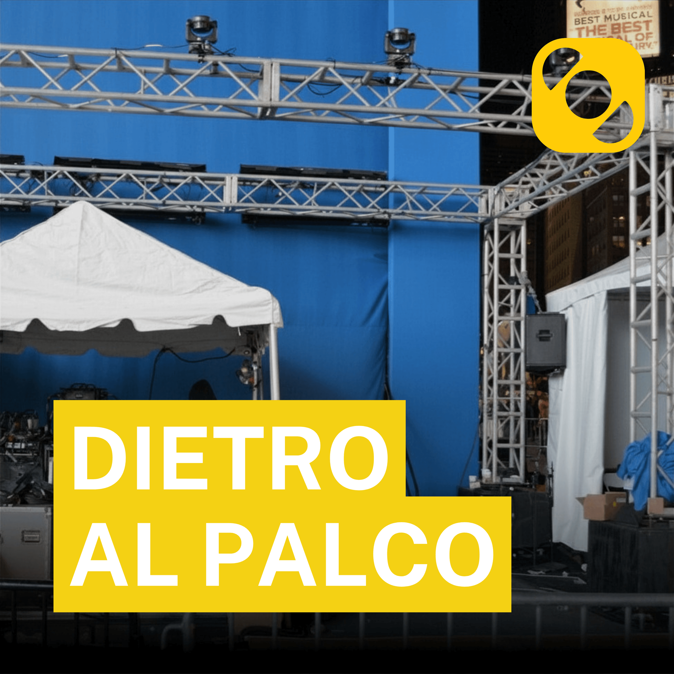Dietro al palco di domenica 14/04/2024