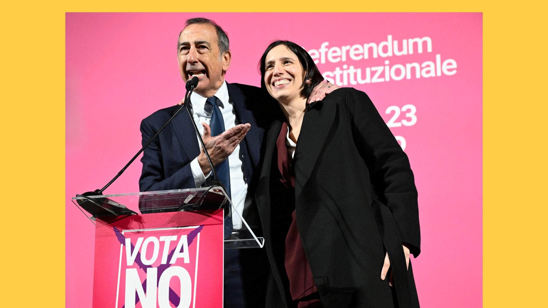 Giuseppe Sala e Elly Schlein