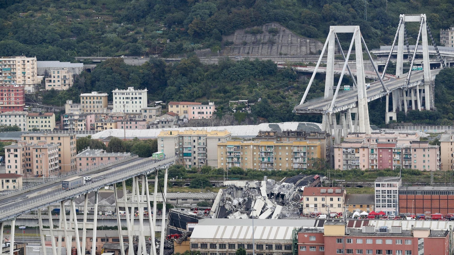 Ponte Morandi ANSA