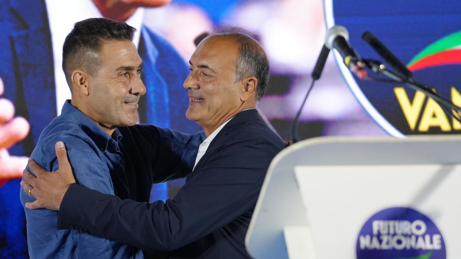 Roberto Vannacci con Domenico Giannetta