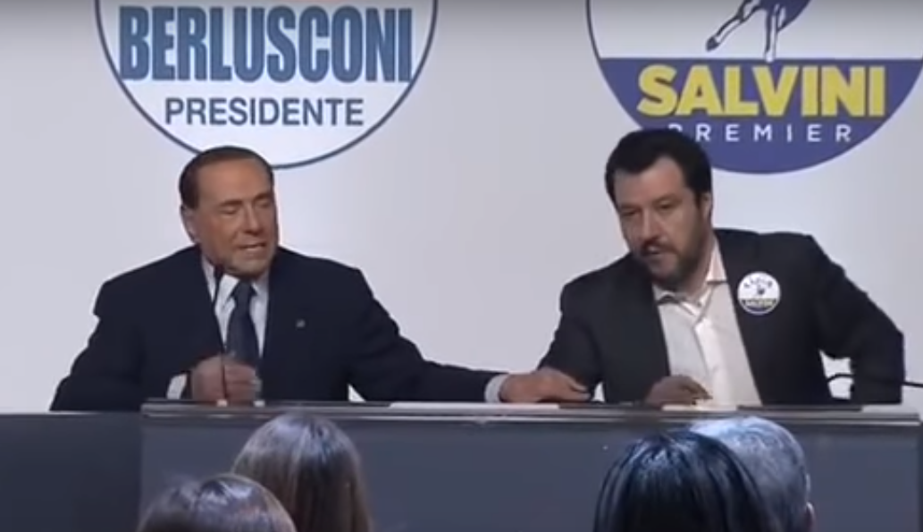 Matteo Salvini e Silvio Berlusconi