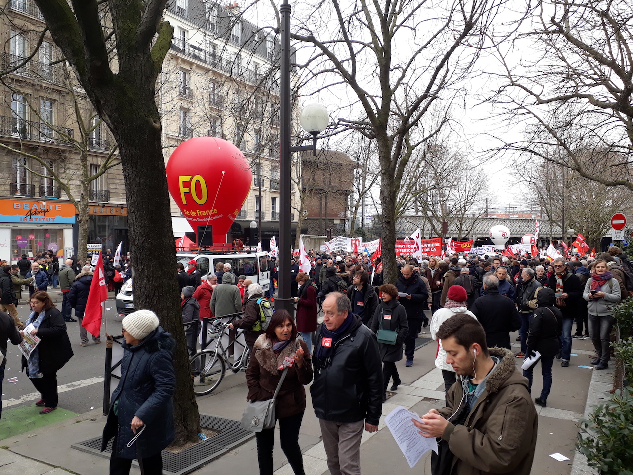 Manifestazioni a Parigi
