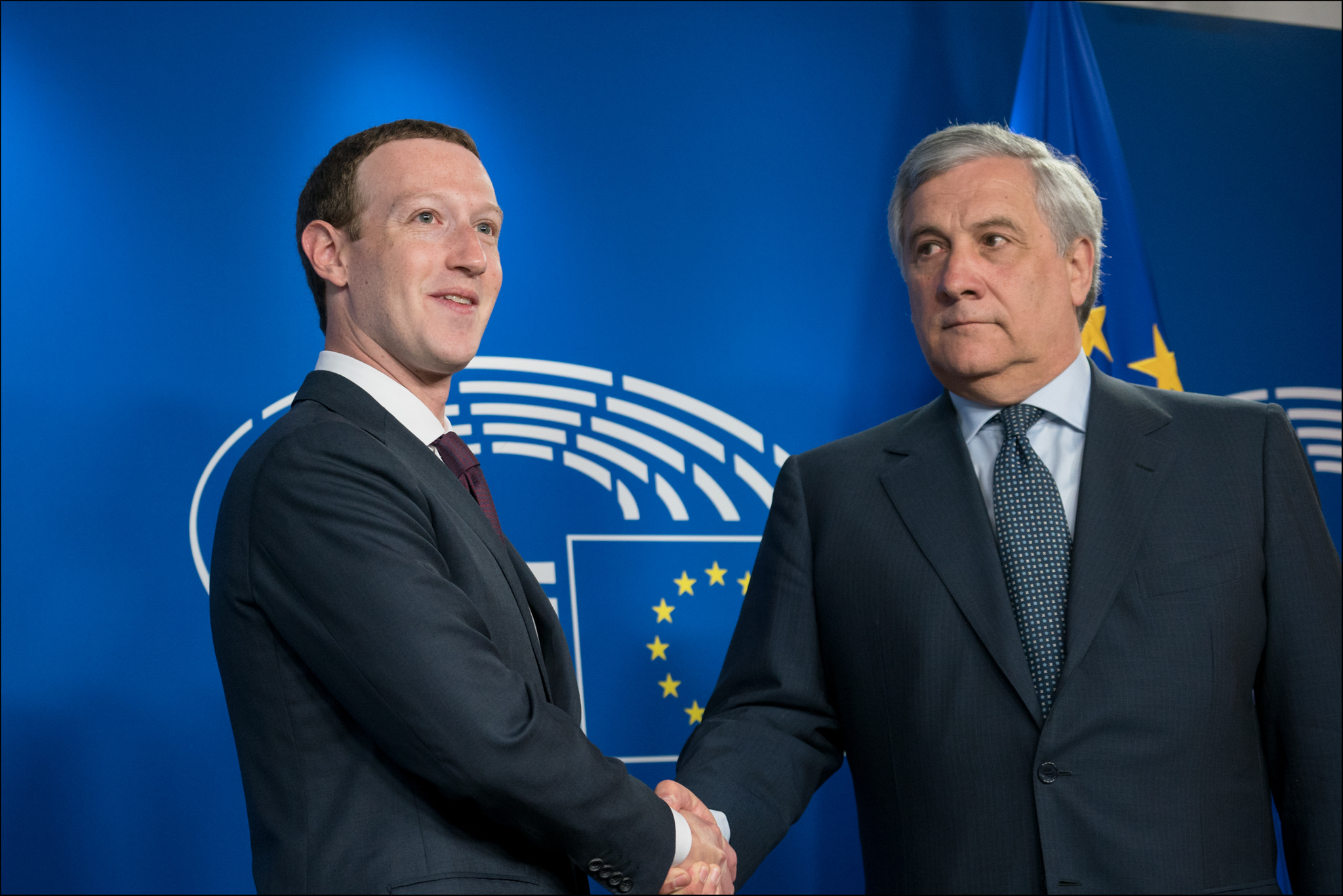 Mark Zuckerberg al Parlamento Europeo