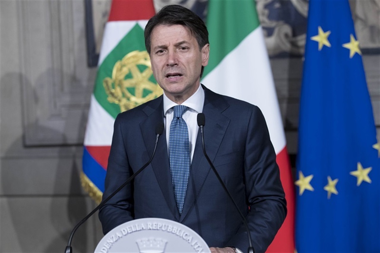 il premier incaricato Giuseppe Conte