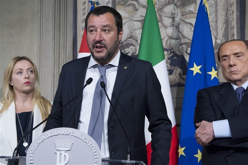 La coalizione di centrodestra al Quirinale