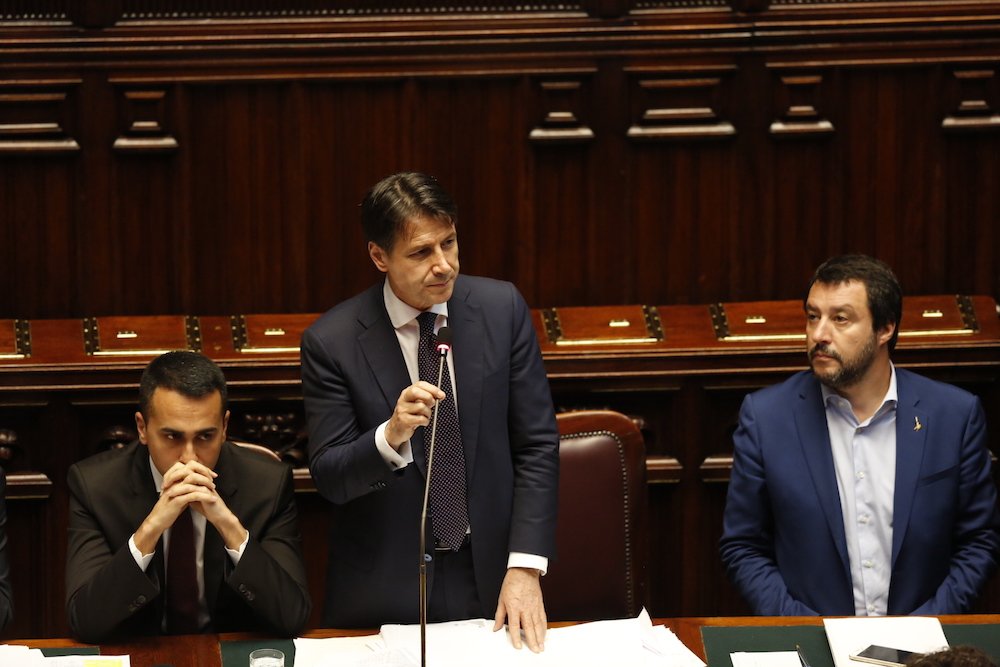 Giuseppe Conte alla Camera dei Deputati