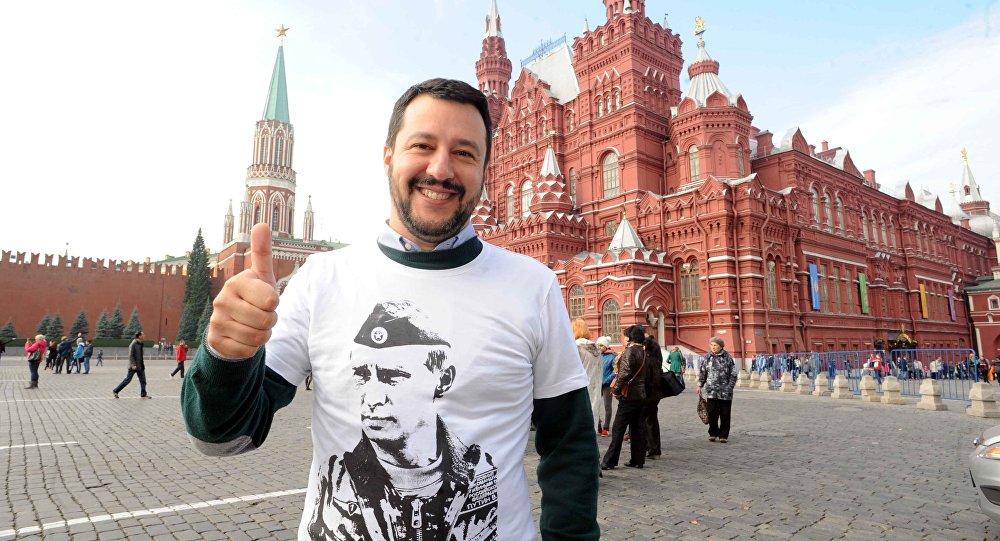 Matteo Salvini a Mosca
