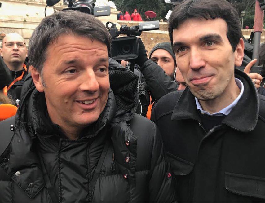 Maurizio Martina e Matteo Renzi