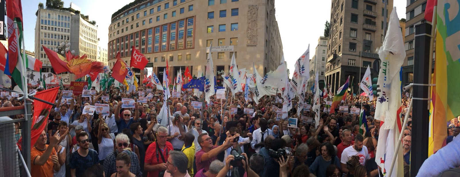 Manifestazione a Milano - 28 agosto 2018