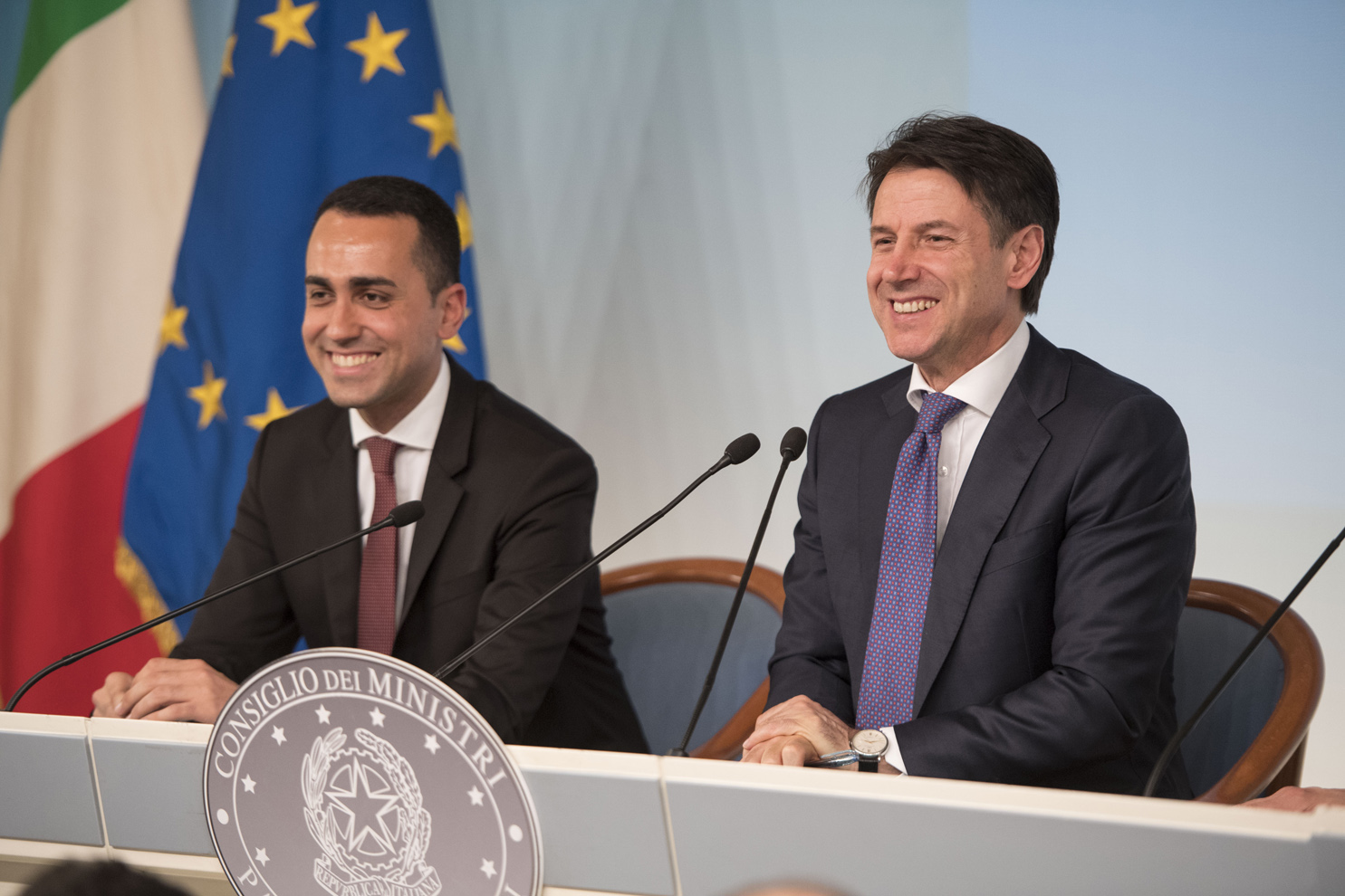 Luigi Di Maio e Giuseppe Conte