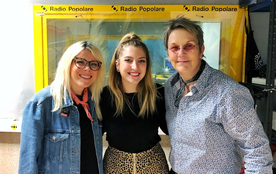 A Radio Popolare Mary Gauthier e Jaimee Morris con Florencia Di Stefano-Abichain