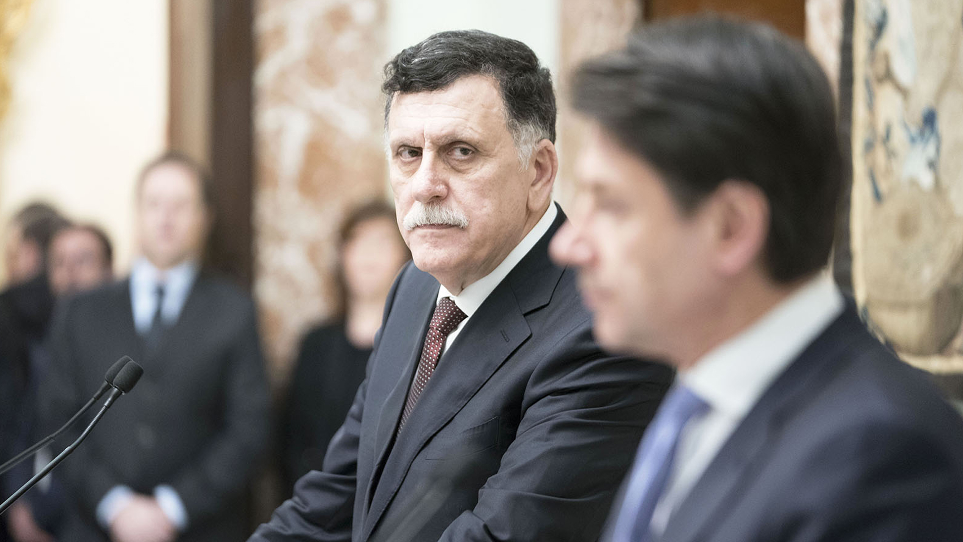 Crisi in Libia. Conte e Fayez al Serraj