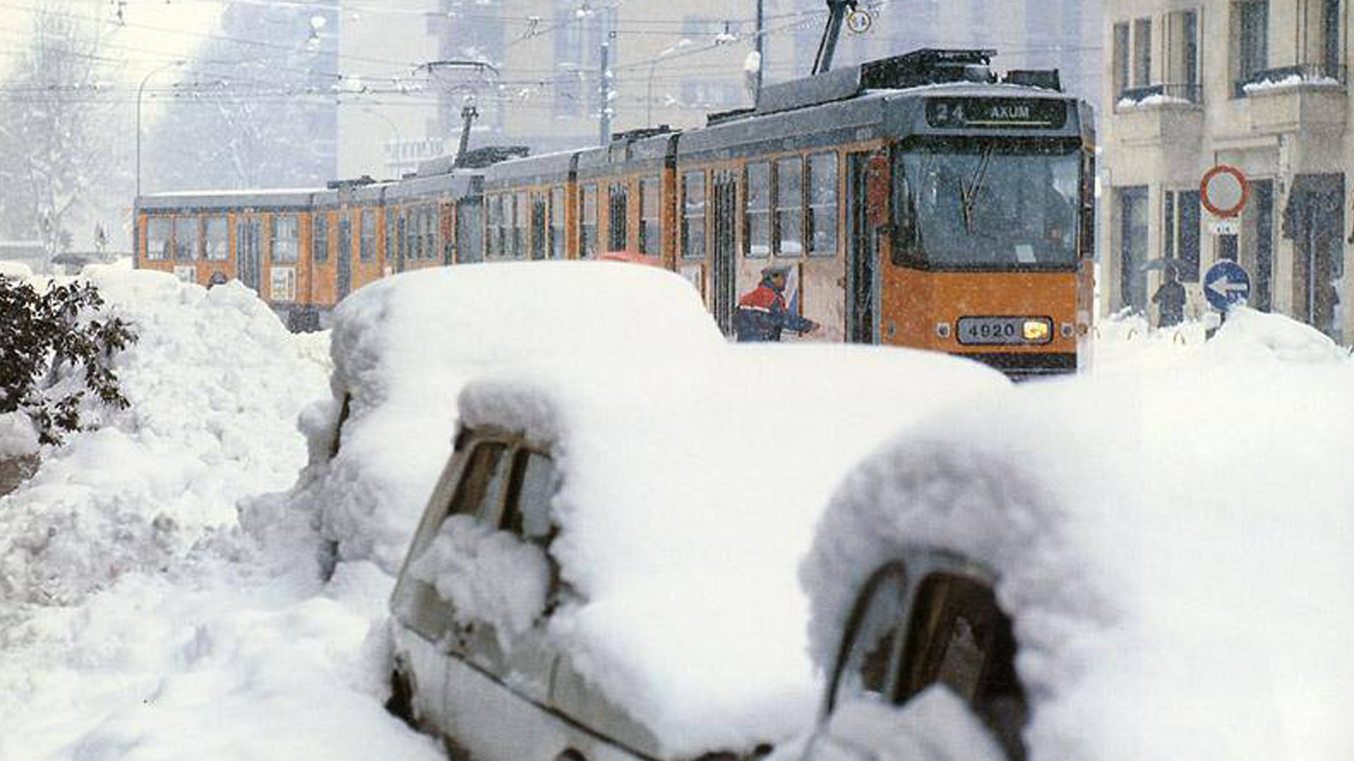 Milano. La nevicata del 1985