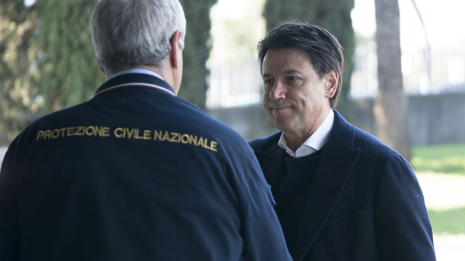 Giuseppe Conte Protezione Civile governo