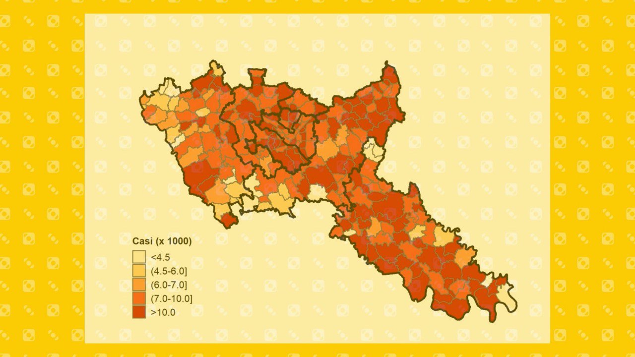 mappa del contagio Milano Lodi