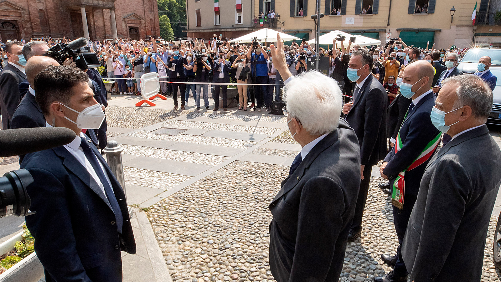 Mattarella a Codogno