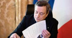 Mario Draghi ANSA