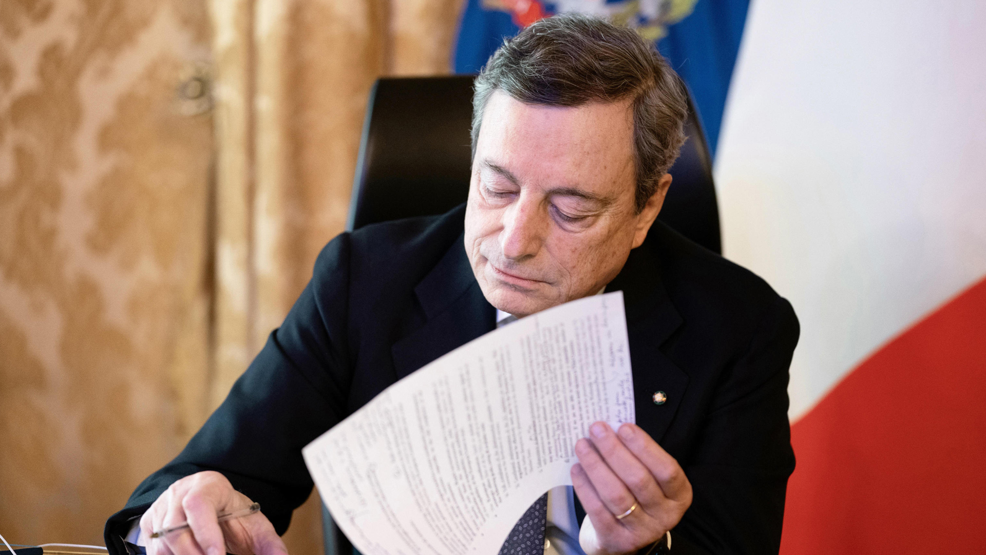 Mario Draghi ANSA