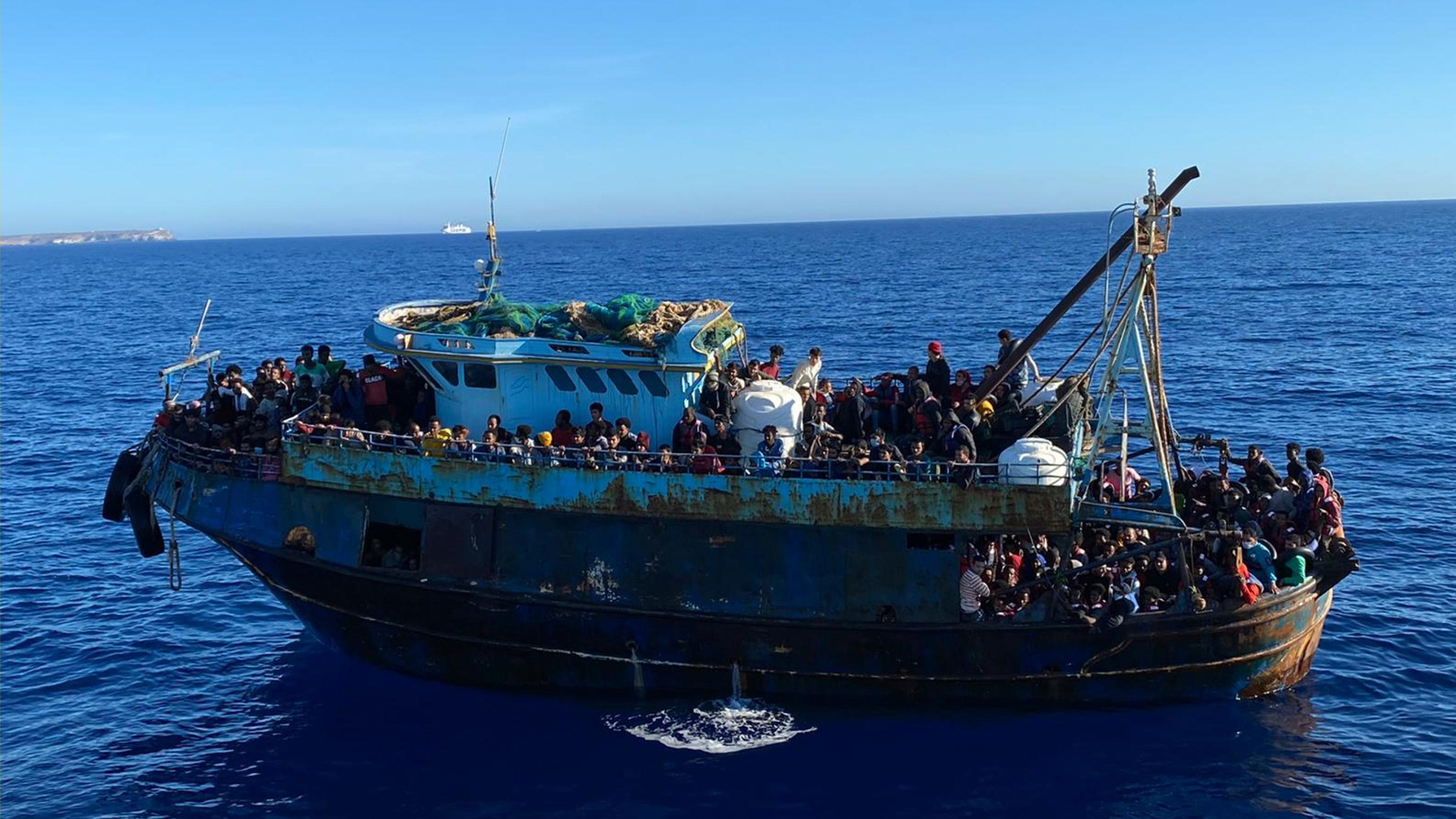 migranti lampedusa ANSA