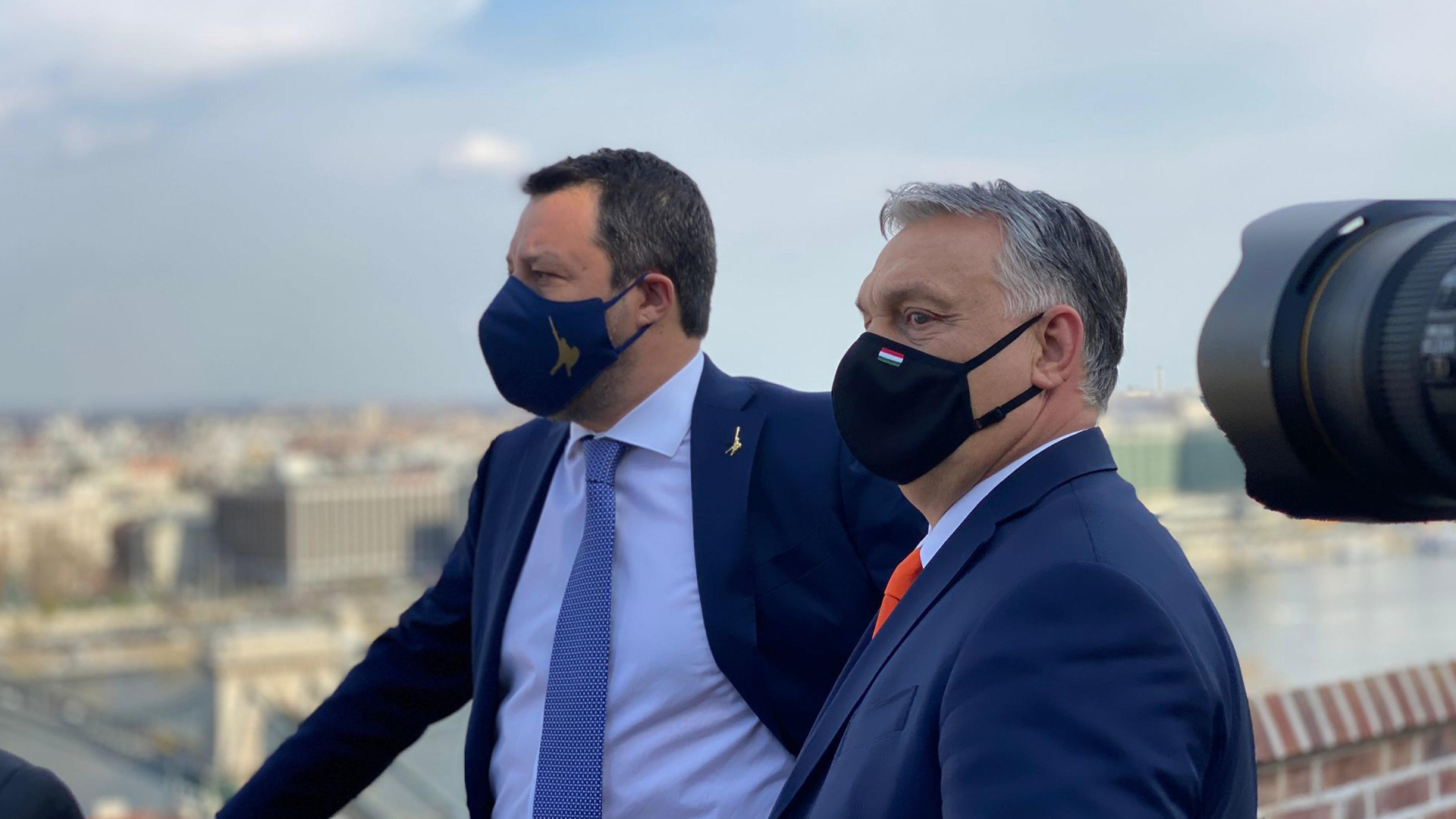 Salvini Orban ANSA