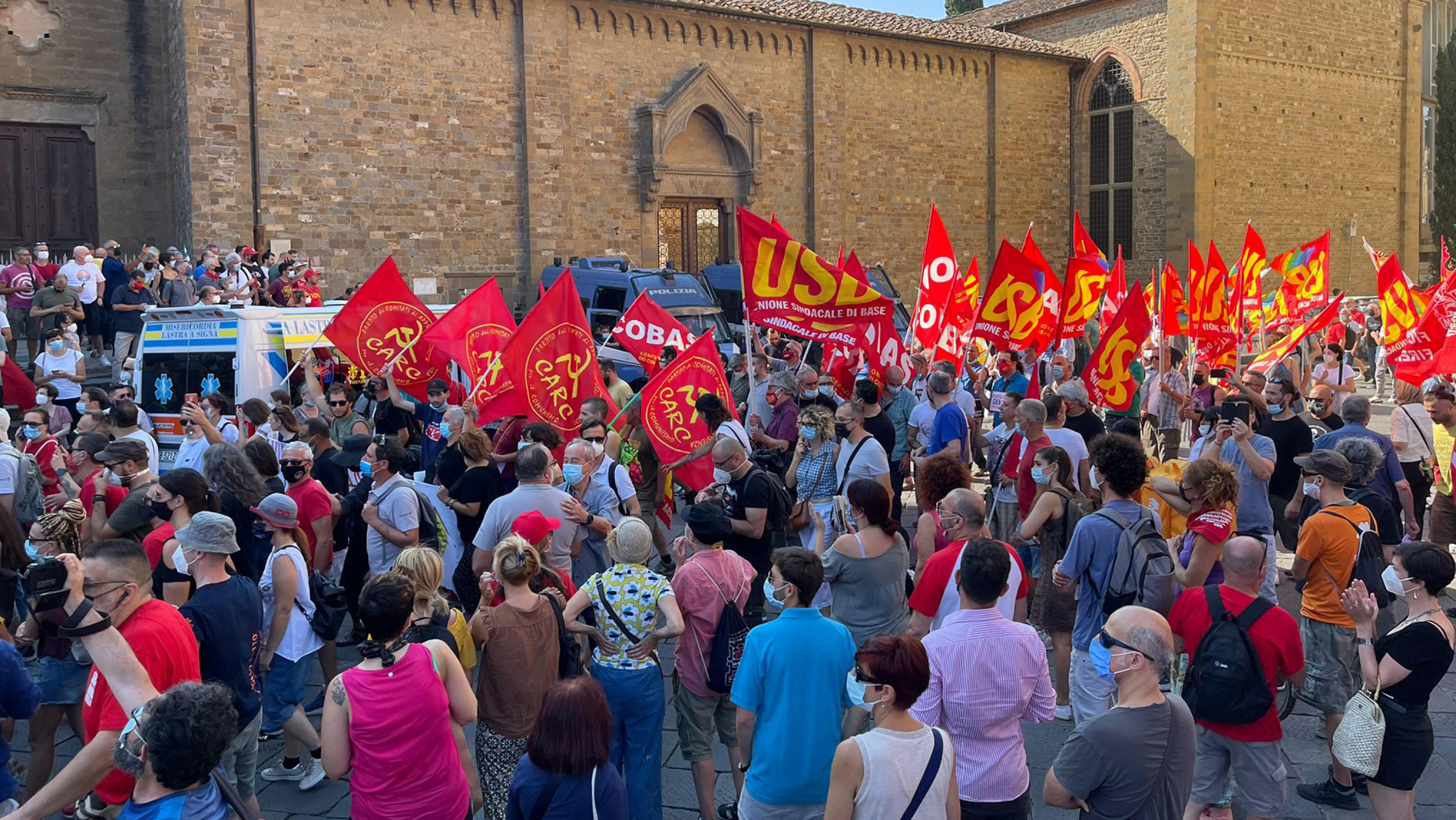 mobilitazione Firenze ANSA