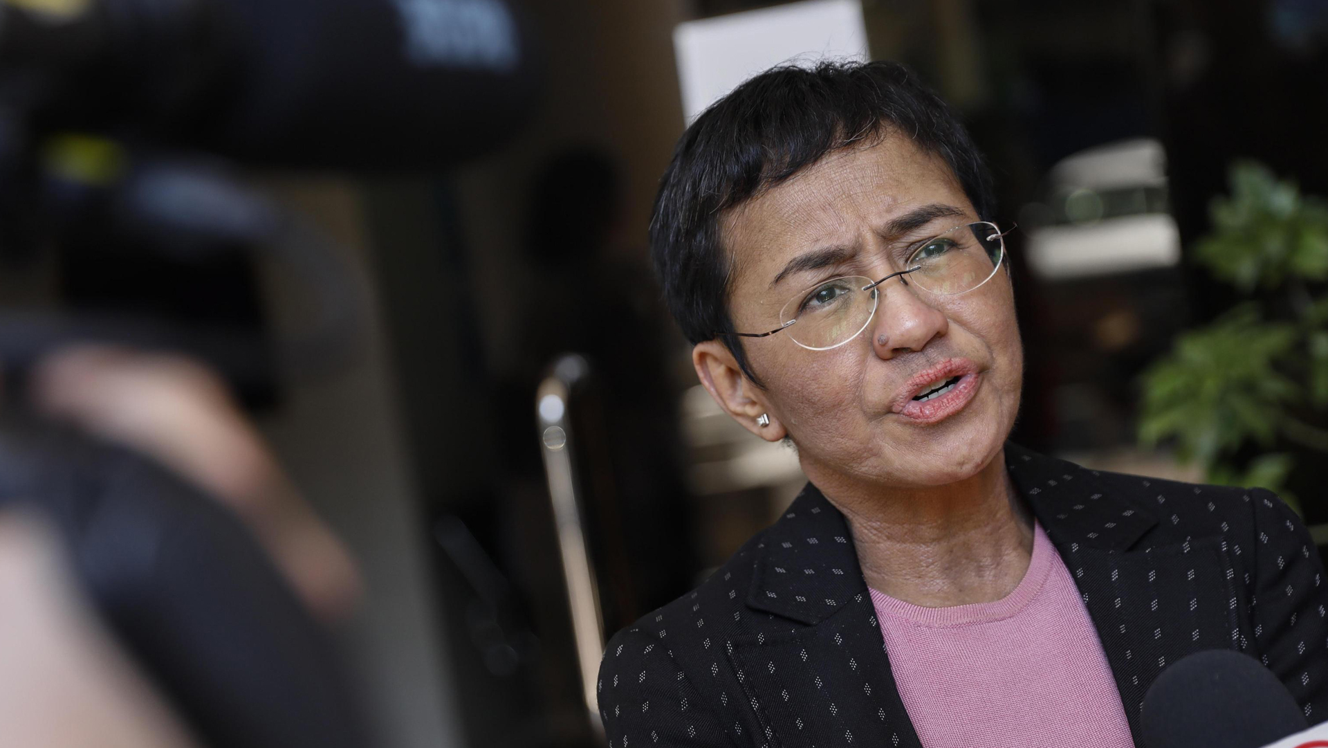 Maria Ressa Nobel ANSA