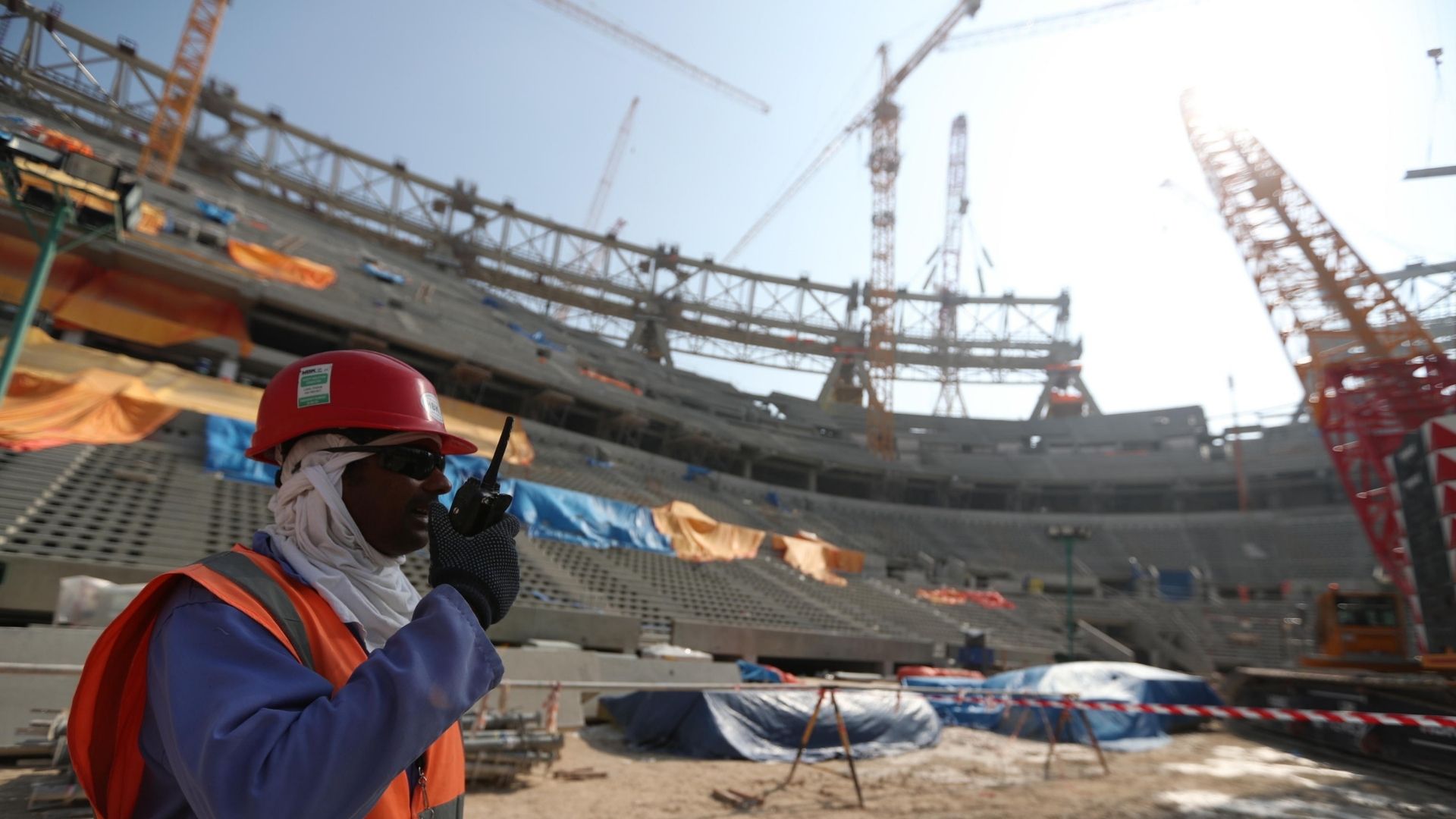 Qatar cantiere stadio