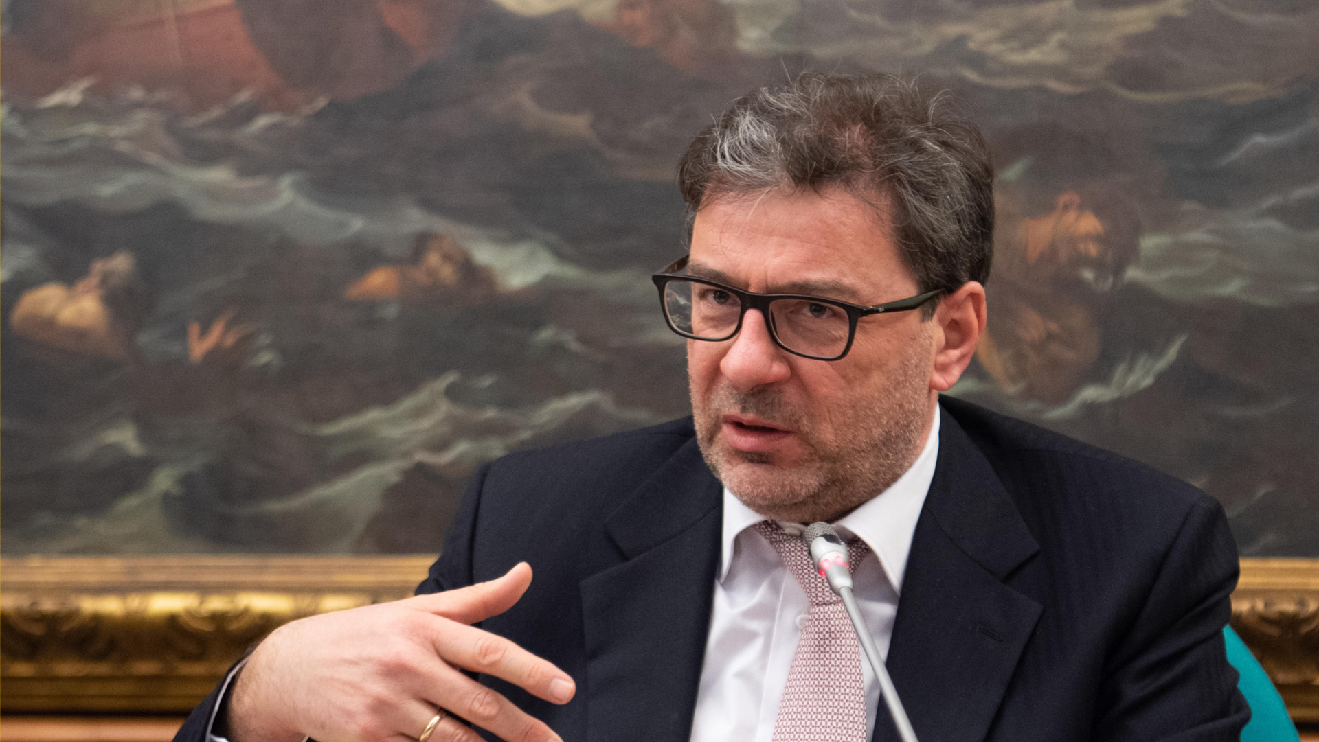 Ministro Giorgetti ANSA