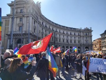 manifestazione pace roma