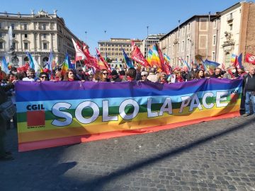 manifestazione pace roma