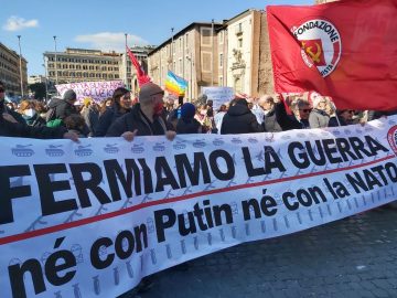 manifestazione pace roma