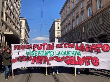 manifestazione pace roma