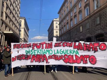 manifestazione pace roma