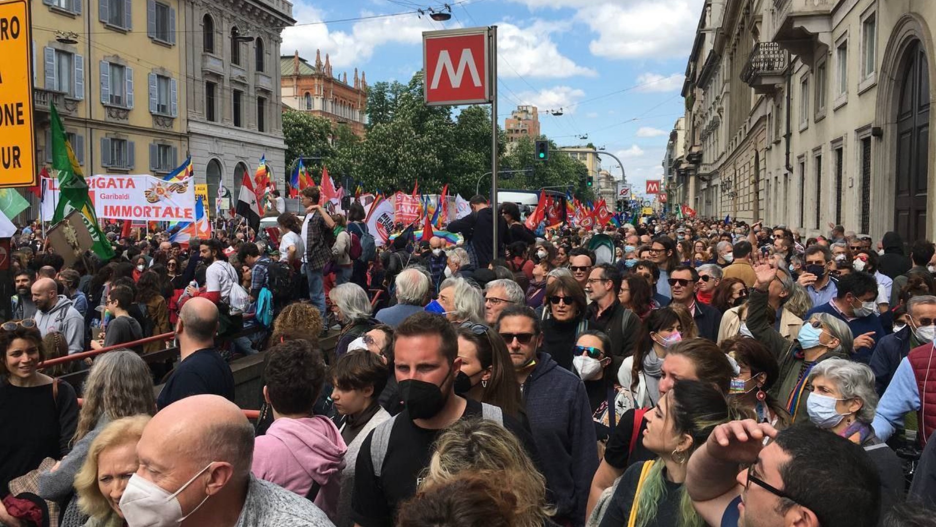 25 aprile 2022 Milano Corteo