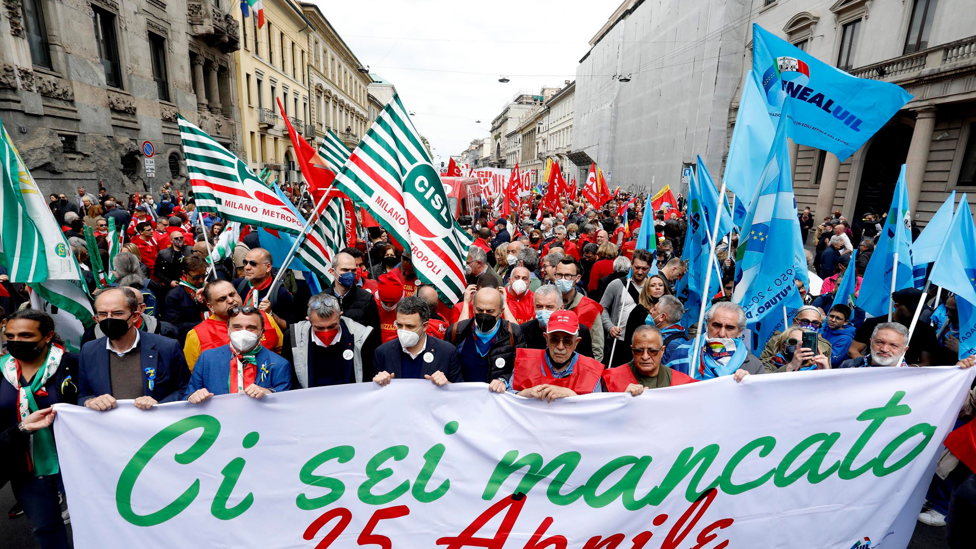 Milano 25 Aprile ANSA