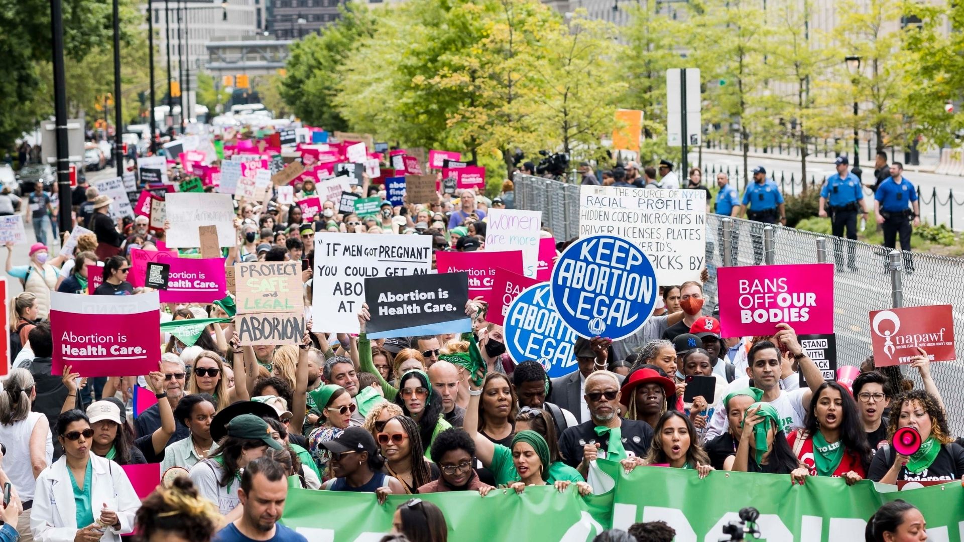 Proteste Pro aborto a New York