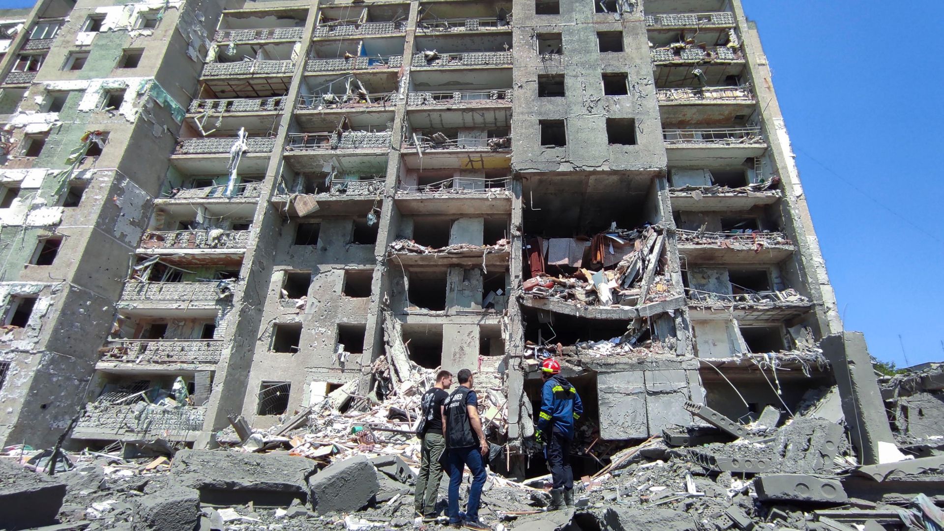  I missili russi hanno colpito un'area residenziale di Odessa